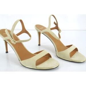 Givenchy Beige Suede Leather Ankle Strap High Heel Sandal